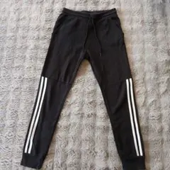 黒 スウェットパンツ サイドホワイトテープ　S　170cm