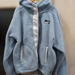 PUMA フリースジャケット ライトブルー