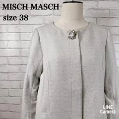 misch masch♡ノーカラービジューコート 2025年最新】ミッシュマッシュ コートの人気アイテム - メルカリ