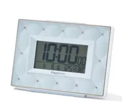 【新品】フランフラン アビスコ 電波デジタルクロック 時計⭐︎ブルー