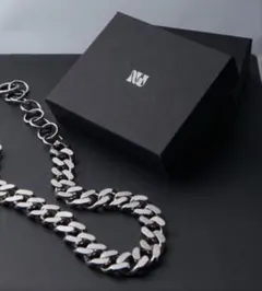 ルイスLui's mi-企画　シルバー チェーンネックレス 専用ボックス付き