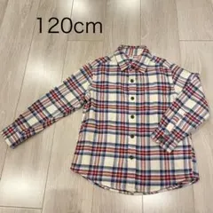 120cm チェックシャツ ユニクロ