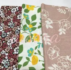 まとめ売り　生地　ハギレ　はぎれ　端布　布　花　フラワー