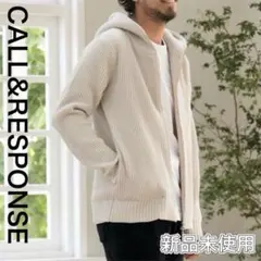 新品未使用⭐️CALL&RESPONSE⭐️コール&レスポンス ニットジップパーカー