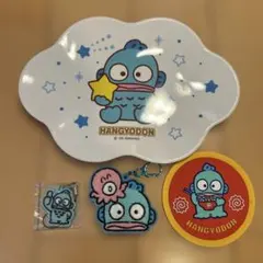 【匿名配送】ハンギョドン 4点セット プレート・コースター・キーホルダー