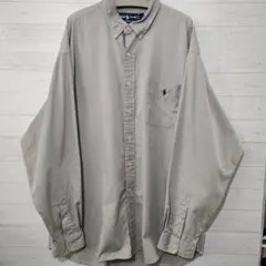 90s ラルフローレンThe Big Shirt LT ポニー刺繍 ✨️希少✨️