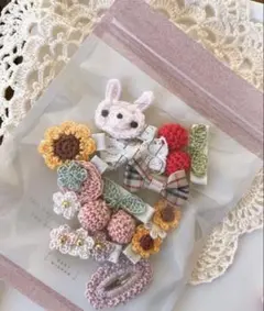 ベビー&キッズヘアクリップ♡おまかせ10個セット③