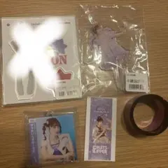 仲川瑠夏　アクスタ　アクキー　銀テープ　ステッカー