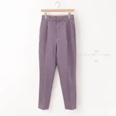 GU ストレッチテーパードパンツ パープル XS スラックス