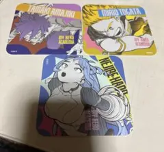 ヒロアカ原画展 アートコースター ビック3