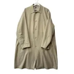 AURALEE WOOL TWILL SOUTIEN COLLAR COAT