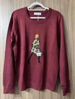 新品　greendale garnet 刺繍　ニット　ラインストーン　長袖