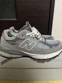 【美品】New Balance M990V3 グレー スニーカー 28㎝ 大人気 【New Balance】 990V3 made in USA ☆ M990GY3 グレー