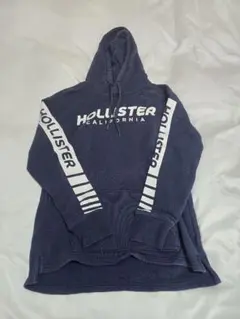 HOLLISTER ネイビー フード付きパーカー XS