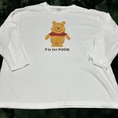 プーさん絵柄⭐︎長袖Tシャツ⭐︎LLサイズ⭐︎新品