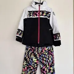 美品SPYDER スパイダー キッズスキーウェア 女の子12歳用　バラクラバ付き