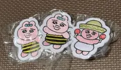 おぱんちゅうさぎ ワッペンバッジセット