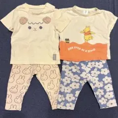 80〜90cm夏物ベビー・子供服　4点セット（半袖）まとめ売り