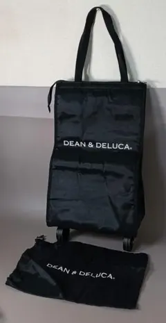 良品/543/DEAN&DELUCA/折りたたみキャリーカート/エコバッグ/黒