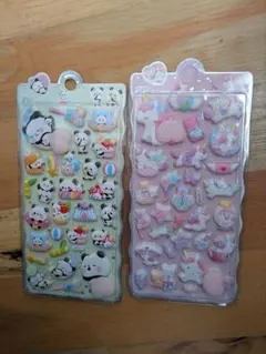 パンダとユニコーンのおしりプニプニ2シートセット