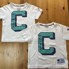 【セット売り】Champion Cロゴ Tシャツ 110 120 2枚セット