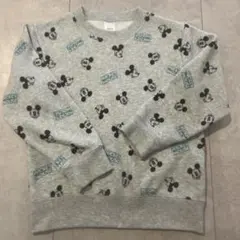 ミッキーマウス 総柄トレーナー 120cm