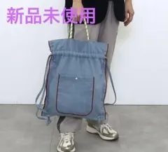 cooco デニム スナップポケット2WAYナップサックのサムネイル