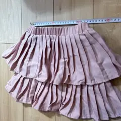 120サイズ ピンク プリーツスカート