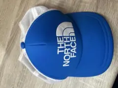THE NORTH FACE 青 メッシュキャップ