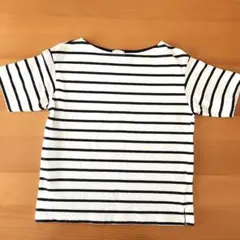 GU ボーダー 半袖Tシャツ　L　ボートネック