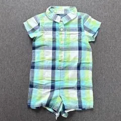 ほぼ未使用品 GAP BABY サイズ80 半袖ロンパース シャツ風