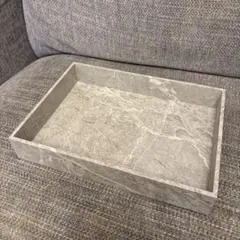ストーン調 トレー グレー