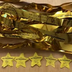 TXT ACT：TOMORROW 金テープ 銀テープ 落下物 フル 星