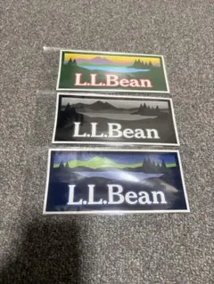 エルエルビーン LLbean ステッカー 大判 新品 18×8.5cm3枚セットのサムネイル