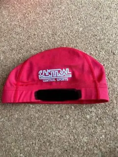 セントラル　水泳帽 レッド