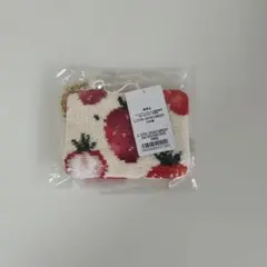 ラブラリーバイフェイラー　ストロベリードット　キー&カードポーチ　アイボリー