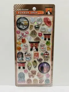 【正規品】ボンボンドロップシール　和柄　古都めぐり