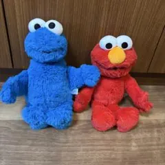 ぬいぐるみ エルモ&クッキーモンスター（USJ購入）のサムネイル