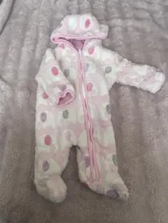 フリースアウター ピンク 50〜60cm