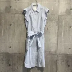 ペルルペッシュ タグ付き ストライプワンピースのサムネイル