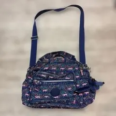 キプリング【kipling】ミニショルダーバッグ モンキー総柄