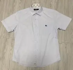 BURBERRY BLACK LABEL 半袖シャツ ライトブルー