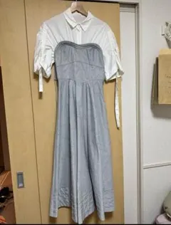 SNIDEL ジャガードベアドッキングワンピース