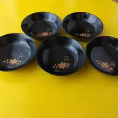 漆器銘々皿5枚セット