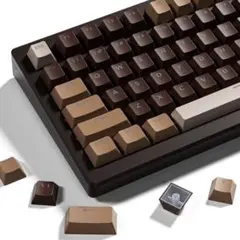 XVX シャインスルーキーキャップ -133キー　コーヒーブラウン