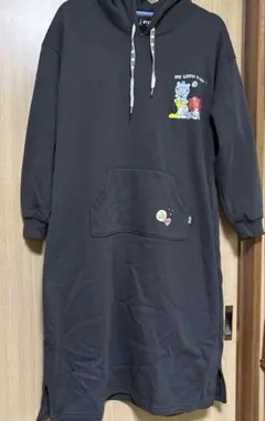 BT21 フード付き ワンピース