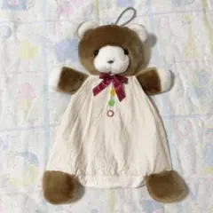 昭和レトロ　くまちゃんぬいぐるみ小物入れ