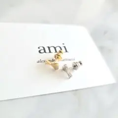 【新品、未使用】AMI DE COEUR ピアス　シルバー Ami De Coeur ピアス シルバー | AMI PARIS