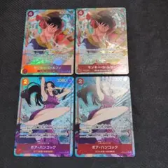モンキー・D・ルフィ ボア・ハンコック OP12 SR パラレル 師弟の絆