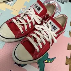 Converse All Star ローカット スニーカー レッドのサムネイル